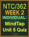 NTC/362 MindTap Unit 5 Quiz